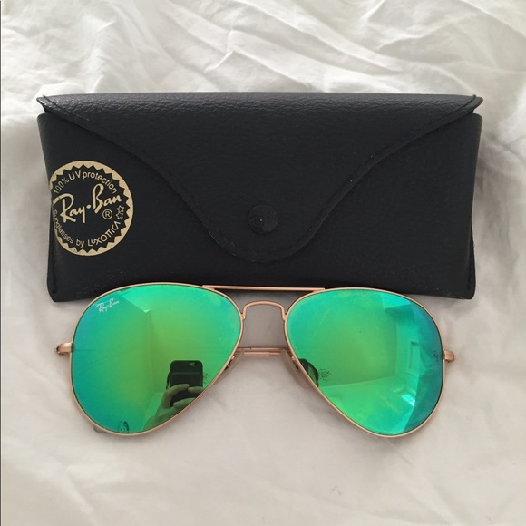 Ray-Ban Other - Ray Bans Aviator Green Lenses